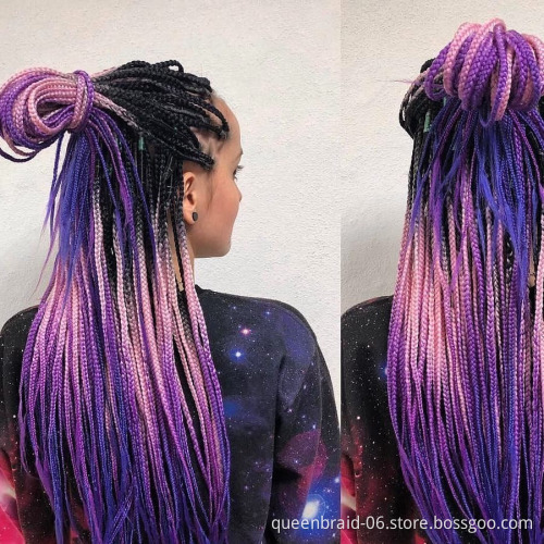 Wholesale Easy Braiding Hair  Pre Stretch Soft Yaki Synthetic Crochet Braid Hair Stretched